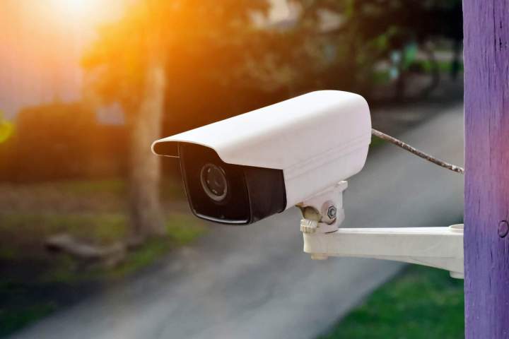 Caméra de surveillance près de Strasbourg